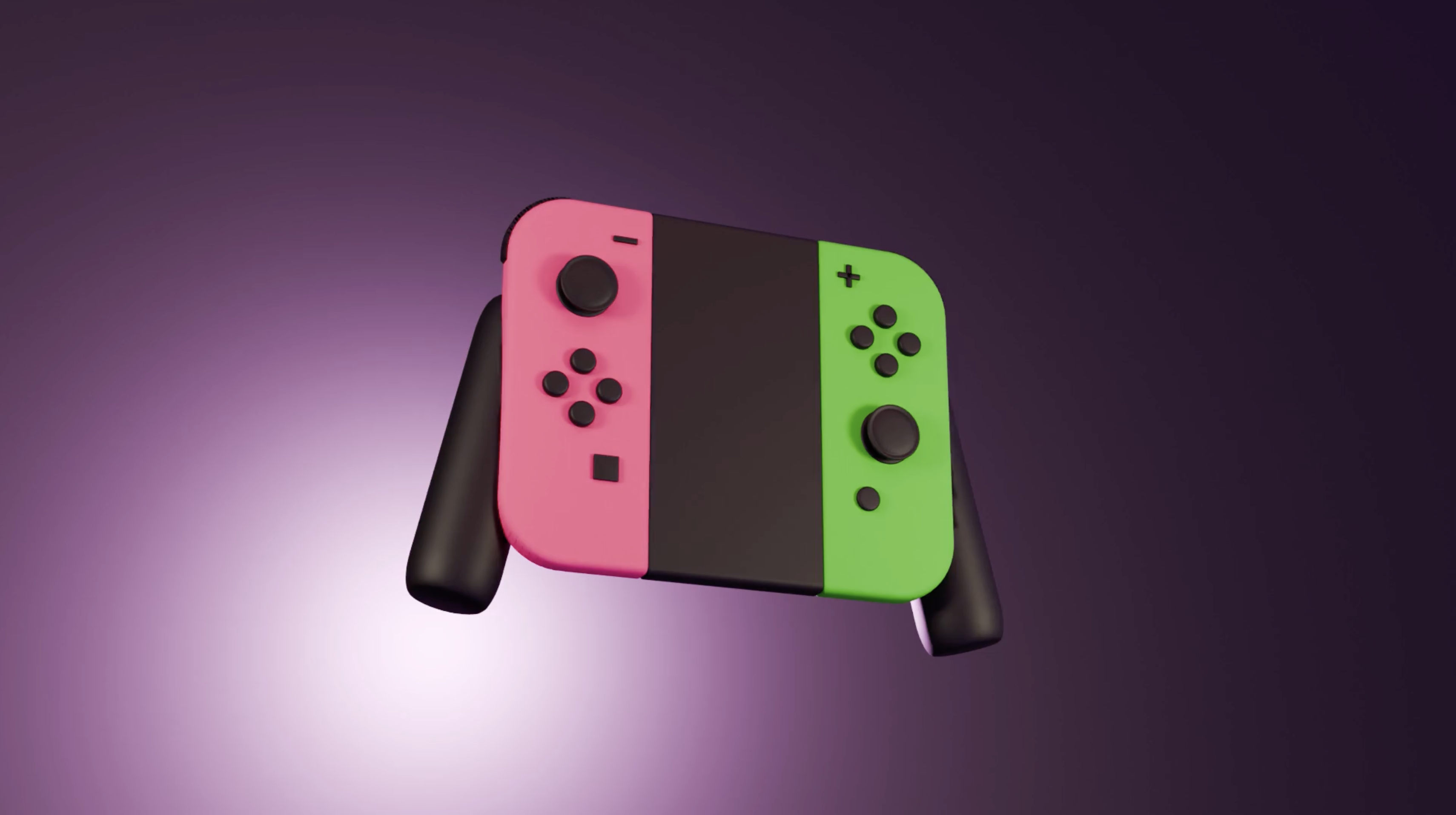 Nintendo Switch model, angled view