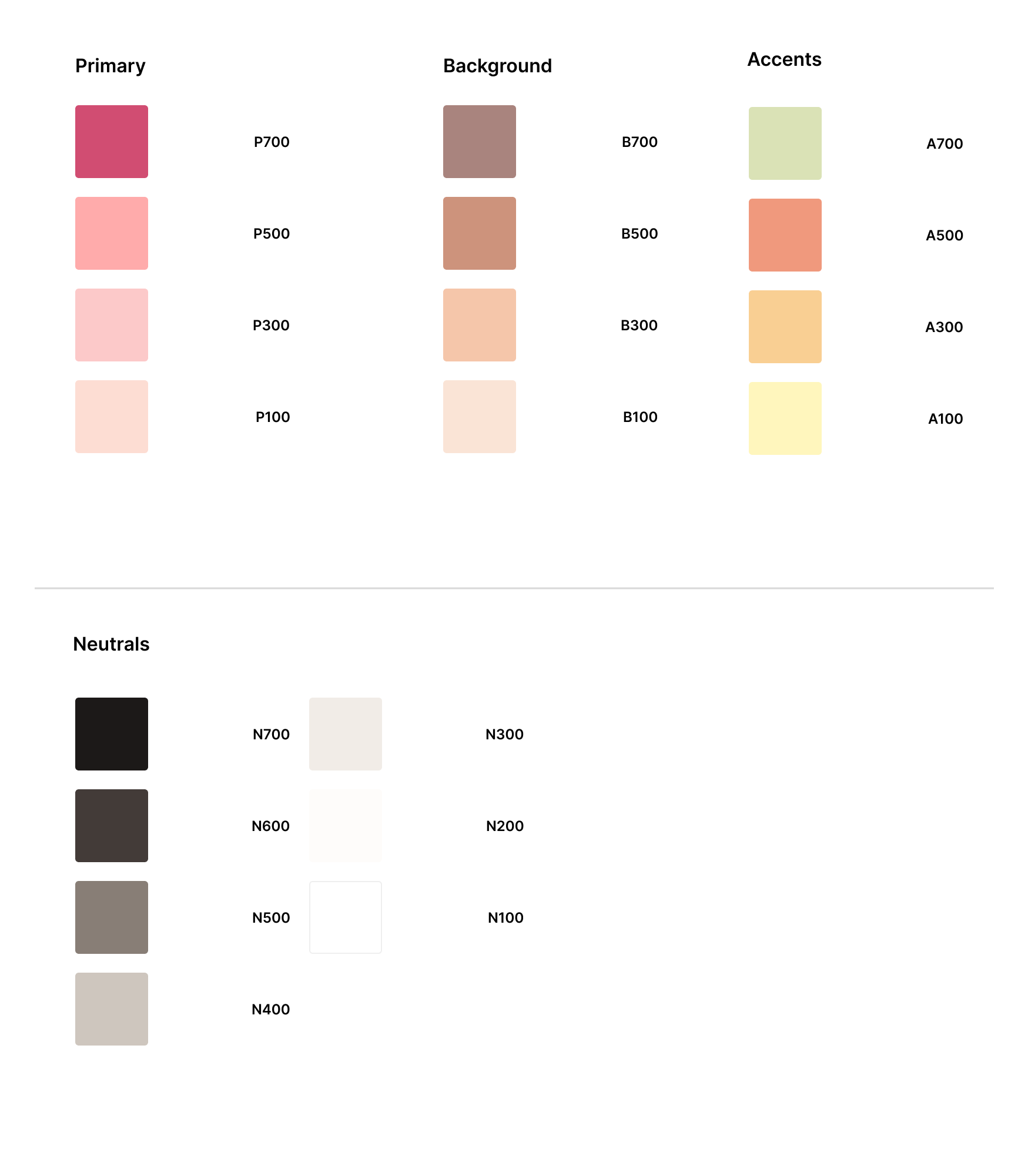 Color styles